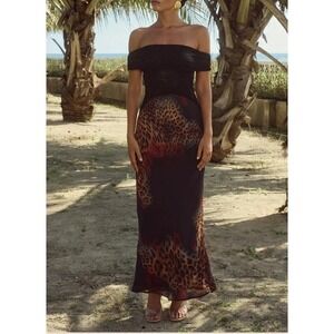 stolen stores swan slip maxi dress Stolen Stores LACE SWAN SLIP MAXI DRESS IN White